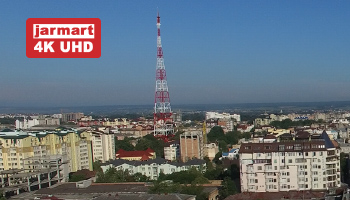 Bird’s eye view of Ivano-Frankivsk