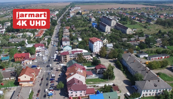 Bird’s eye view of Bohorodchany